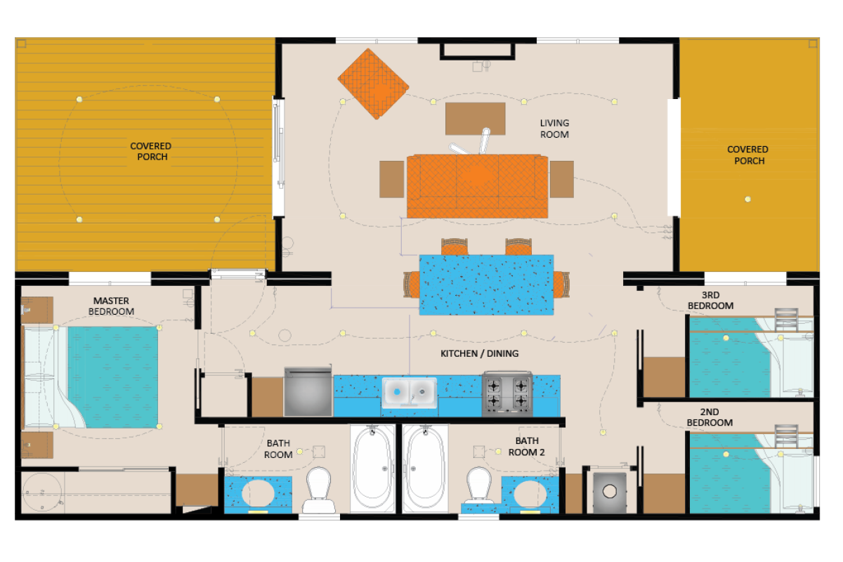 Killarney Model Home - Floor Plan