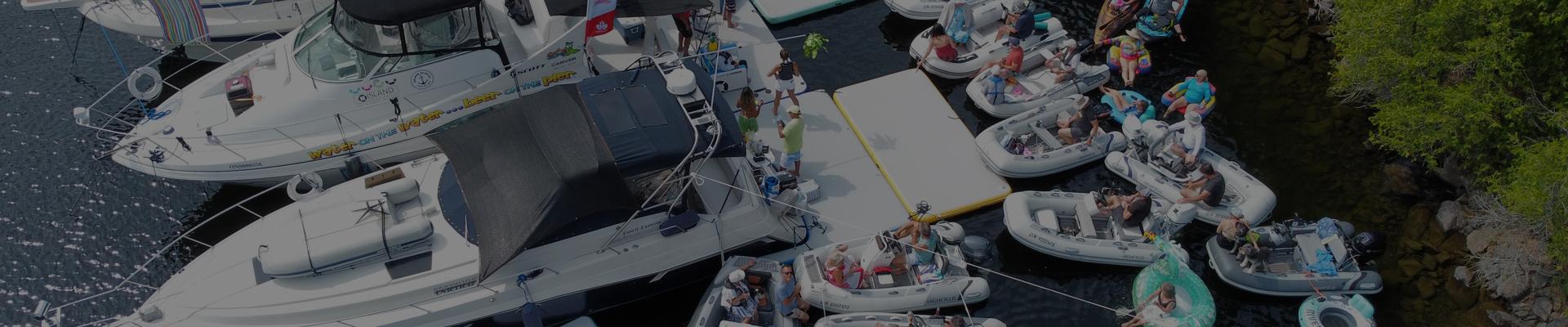 Rendezvous boating event hosted by Maple Leaf Marinas